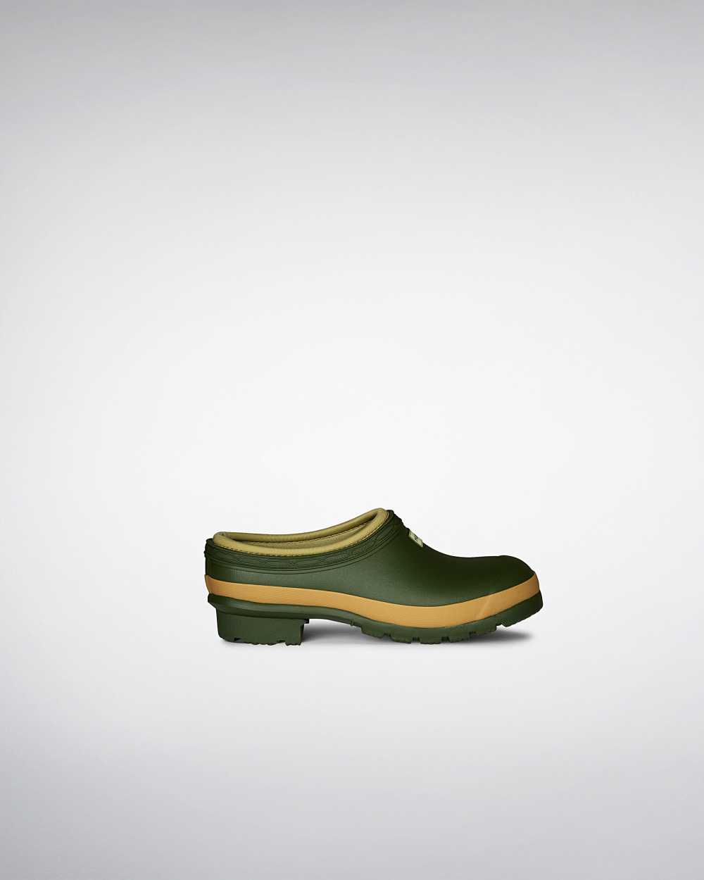 Womens Hunter Gardener Technical Clogs Green | ZOGKYW-075